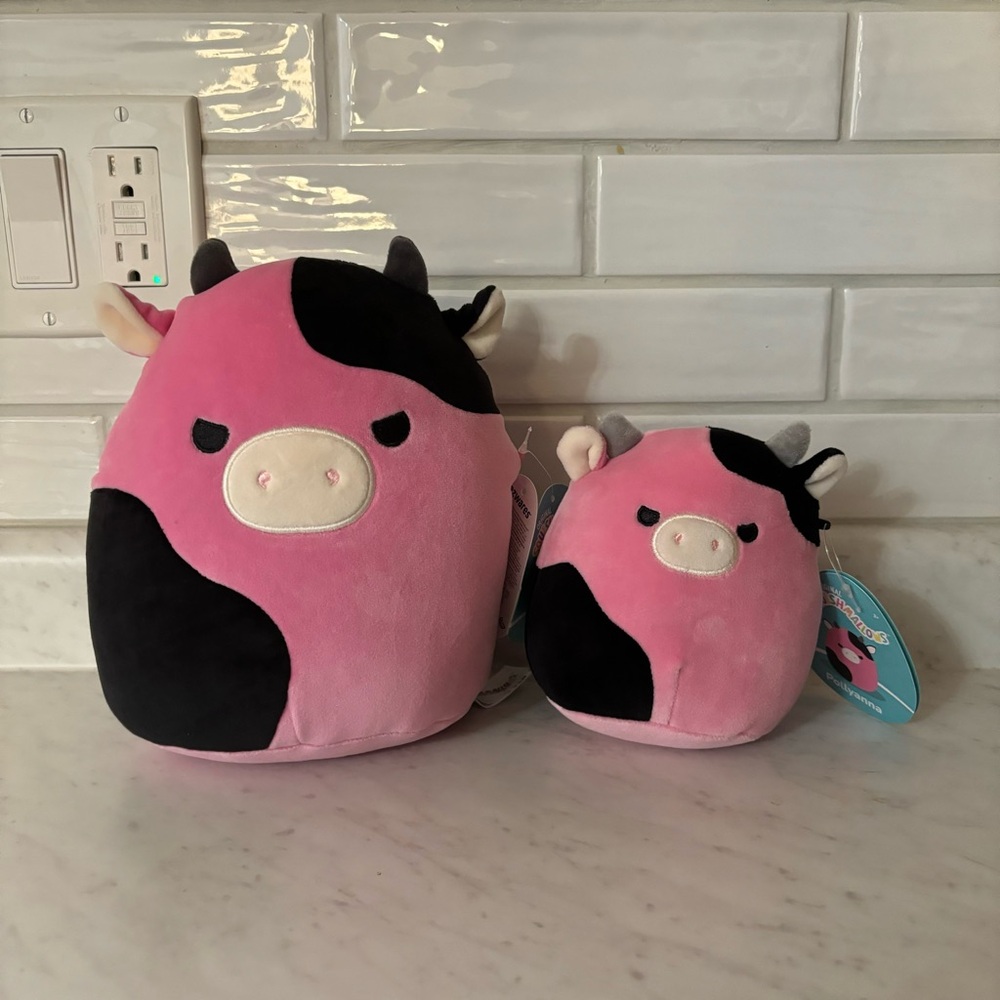 Pollyanna the Cow Squishmallow Bundle